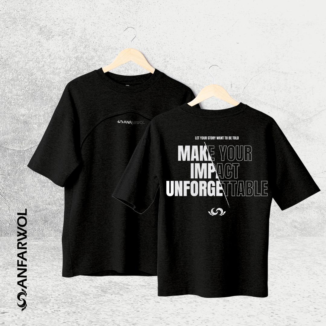 POLERA CORTADA NEGRA